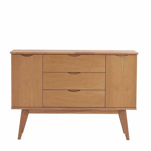 Wohnzimmer Sideboard mit Eiche Furnier 120 cm