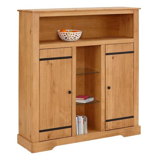 Esszimmer Highboard aus Kiefer Massivholz 120 cm breit