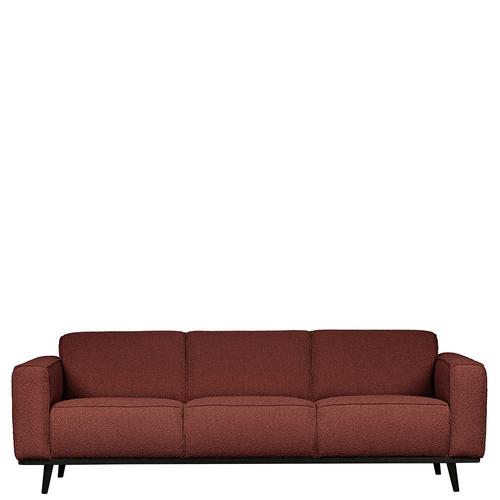 Stoff Sofa in Kastanienfarben 230 cm breit