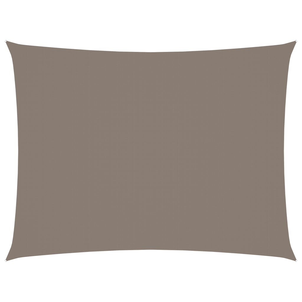 vidaXL Sonnensegel Oxford-Gewebe Rechteckig 6x8 m Taupe Image