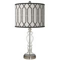 Rustic Chic Giclee Apothecary Clear Glass Table Lamp