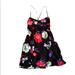 American Eagle Outfitters Dresses | American Eagle Floral Sundress With Pockets And Corset Details | Color: Black/Pink | Size: L