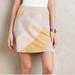 Anthropologie Skirts | Anthropologie Suede Colorblock Mini Skirt Nwot | Color: Cream | Size: 4