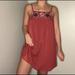 American Eagle Outfitters Dresses | Embroidered Dress | Color: Red | Size: S