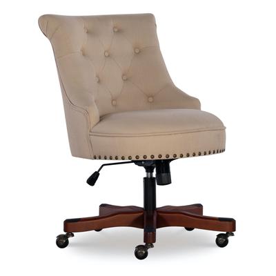Sebring Office Chair Beige by Linon Home Décor in Beige