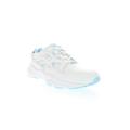 Wide Width Women's Stability Walker Sneaker by Propet in White Light Blue (Size 7 W)