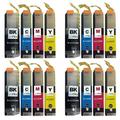 4 Go Inks Set of 4 Cartridges to Brother LC223 Compatible/non-OEM for Brother DCP and MFC Printers (16 Inks)