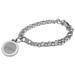 Women's Silver Tulane Green Wave Charm Bracelet