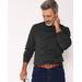 Blair John Blair Supreme Fleece Long-Sleeve Sweatshirt - Grey - 4XL
