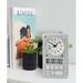 Seiko Analog Quartz Alarm Tabletop Clock Plastic/Acrylic in Gray | 2.6 H x 1.5 W x 4.65 D in | Wayfair QHE190SLH