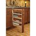 Rev-A-Shelf Pull-Out Base Filler Cabinet Rack w/Soft-Close Wood in Brown | 30 H x 3 W x 23 D in | Wayfair 432-BFBBSC-3C