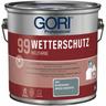 Gori - 99 Deck Holzfassaden-Farbe Silbergrau 2,50 ltr.