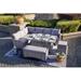 Red Barrel Studio® Beoll w/ Cushions Metal in Brown/Gray | Outdoor Furniture | Wayfair 156D03AC336E4E9BA8060453C2E251D8