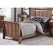 The Twillery Co.® Oconee Low Profile Sleigh Bed Wood in Brown | 50 H x 64 W x 87 D in | Wayfair F1009DD7C98047AAAF1167A28CCEDD53