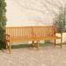 vidaXL Outdoor Patio Bench Garden Park Bench with Armrests Solid Wood Acacia