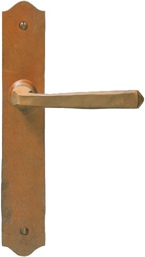 Ensemble sur plaque BELLAC fer rouillé bec de caneBOUVET ES48BC31E