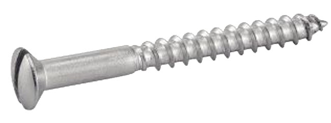 Vis à bois tête fraisée bombée fendue inox A2 DIN 95 6X20 boîte de 200 ACTON 623016X20