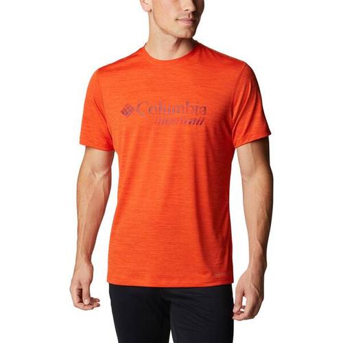 COLUMBIA-Herren-Oberteil-Trinity Trail™ Graphic Tee, Größe M in Rot