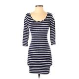 Charlotte Russe Casual Dress - Bodycon: Blue Color Block Dresses - Women's Size Small