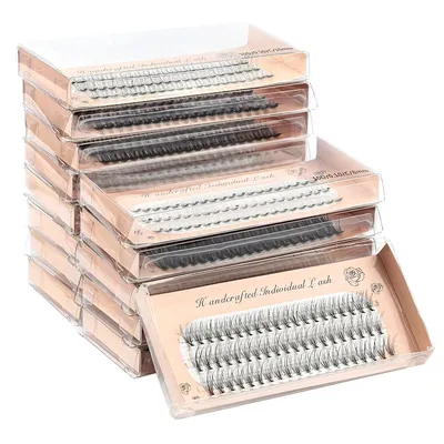 Faux lash 2/20/30/50/100 boxes individual eyelash extension lashes maquiagem cilios for 8/10/12mm
