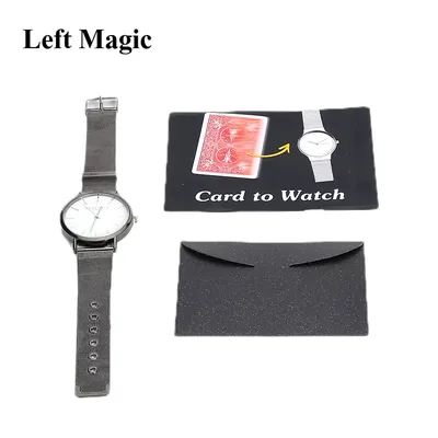 Watch This (Include Watch) Magic Tricks Playing Card Change To Watch Close Up Street Illusion