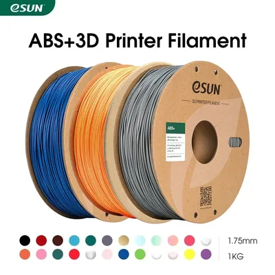 eSUN 3D Printer Filament 1.75mm 1KG ABS+ 3D Plastic Printing Filament 2.2 LBS Spool 3D Printing