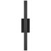 Tech Lighting Chara 26" High Black LED Outdoor Wall Light