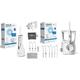 Waterpik Cordless Advanced Waterflosser (WP-560EU) & Ultra Professional Waterflosser feststehende Munddusche, Druckbereich von 0,7-7 Bar regulierbar über 10 Druckeinstellungen, Weiß (WP-660EU)