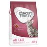 400g All Cats Concept for Life Dry Cat Food