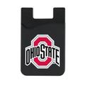 Black Ohio State Buckeyes Top Loading Faux Leather Phone Wallet Sleeve