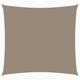 vidaXL Sonnensegel Oxford-Gewebe Quadratisch 3x3 m Taupe