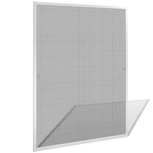 vidaXL Insektengitter für Fenster 100 x 120 cm weiß