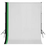 vidaXL Fotostudio Set 3 Baumwoll...