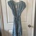 American Eagle Outfitters Dresses | American Eagle Ruffle Wrap Dress Nwt | Color: Blue/Green | Size: M