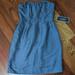 J. Crew Dresses | J. Crew Strapless Dress Wedding/Parties New Sz 4 | Color: Blue | Size: 4