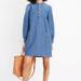 Madewell Dresses | Madewell | Denim Pocket Popover Shirt Dress | Color: Blue | Size: Xs