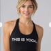 Lululemon Athletica Tops | Lululemon Cool Racerback (This Is Yoga) - Size 6 | Color: Black | Size: 6