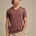 Lucky Brand Venice Burnout V Neck Tee - Men's Clothing Tops Shirts Tee Graphic T Shirts in Port Royale, Size 2XL