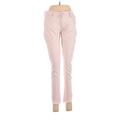 Red Hot Jeans Jeans - Low Rise Skinny Leg Denim: Pink Bottoms - Women's Size 11 - Colored Wash