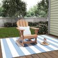 Beachcrest Home™ Ravenna HDPE Rocking Adirondack Chair Plastic in Brown | 35 H x 29.5 W x 34.25 D in | Wayfair 1A5B571BF9B241CF8F76FD5466F19AF1