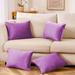Everly Quinn Set Of 4 Throw Pillow Velvet Cushion Covers Velvet in Indigo | 14 H x 20 W x 1 D in | Wayfair D209A9D301E74AC4A36994649E0A434D