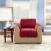 Sure Fit Deluxe Comfort Box Cushion Armchair Slipcover in Red | 40 H x 43 W x 40 D in | Wayfair 047293394560