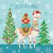 The Holiday Aisle® Lovely Llamas Christmas IX Canvas, Cotton | 12 H x 12 W x 1.25 D in | Wayfair 424EB851E26D41B0A088D2ECF105D753