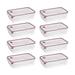 Sterilite Rectangle Ultraseal 8 Container Food Storage Set Plastic in Red | 3.5 H x 9.18 W x 12.38 D in | Wayfair 8 x 03426604