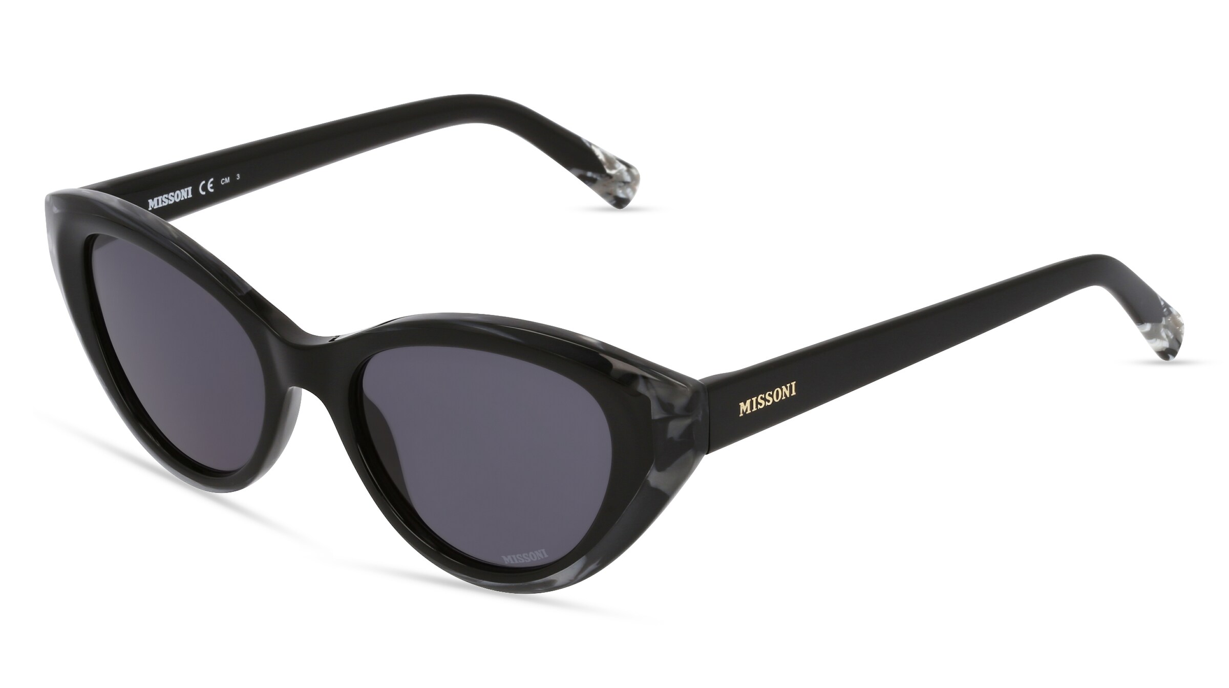 Missoni 0086/S Damen-Sonnenbrille Vollrand Butterfly Acetat-Gestell, schwarz