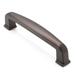 Solid Oil Rubbed Bronze Bar Cabinet Handles 3-3/4" Hole Centers