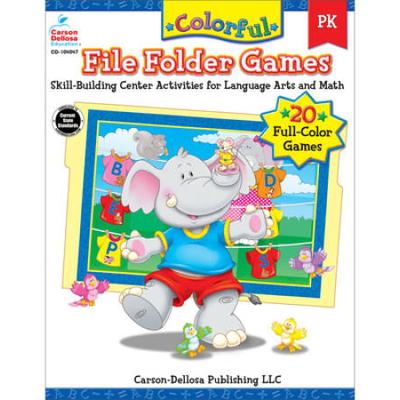 Colorful File Folder Games Grade PK SkillBuilding ...