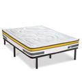 Ensemble Matelas à Ressorts ensachés et sommier métal 140x200