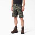 Dickies Men's Flex Cooling Regular Fit Cargo Shorts, 11" - Hunter Green Camo Size 40 (SR607)