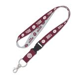 WinCraft Mississippi State Bulldogs The Dude Collection Lanyard with Detachable Buckle